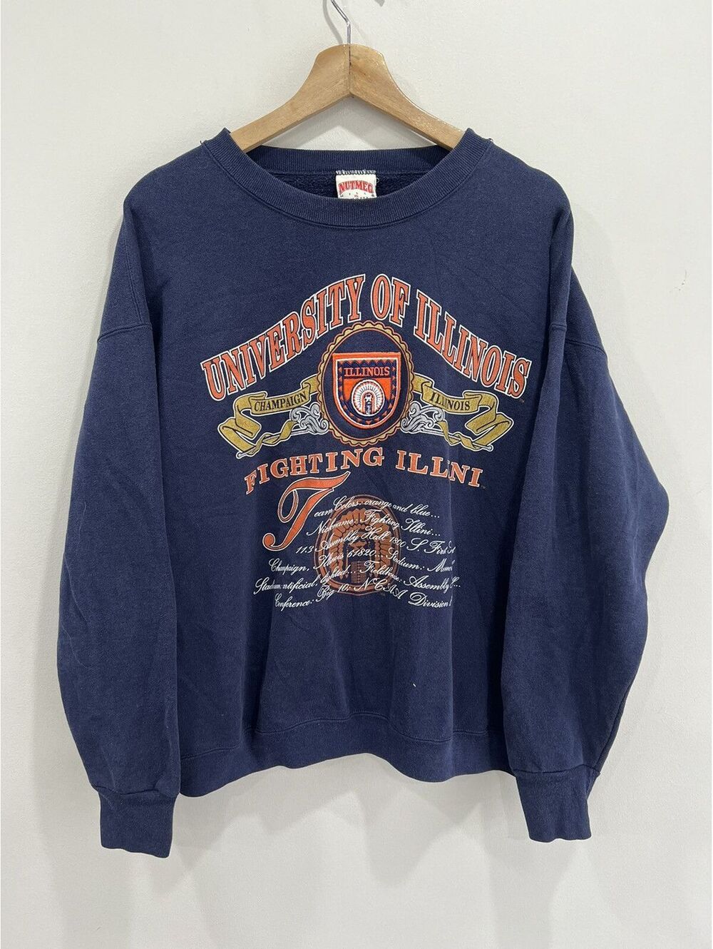 Vintage University Of Illinois Sweater sweatshirt